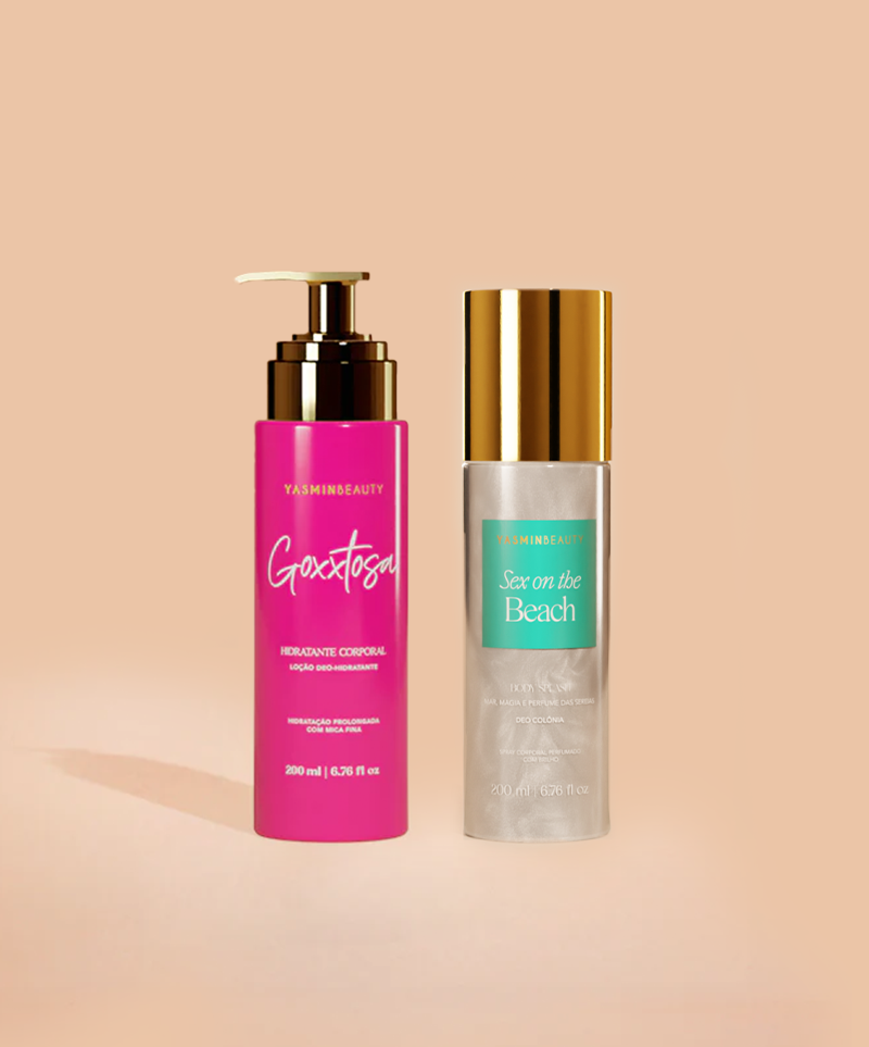 Combo Pele GLOW: Shine Cream Goxxtosa + Body Splash Sex On the Beach