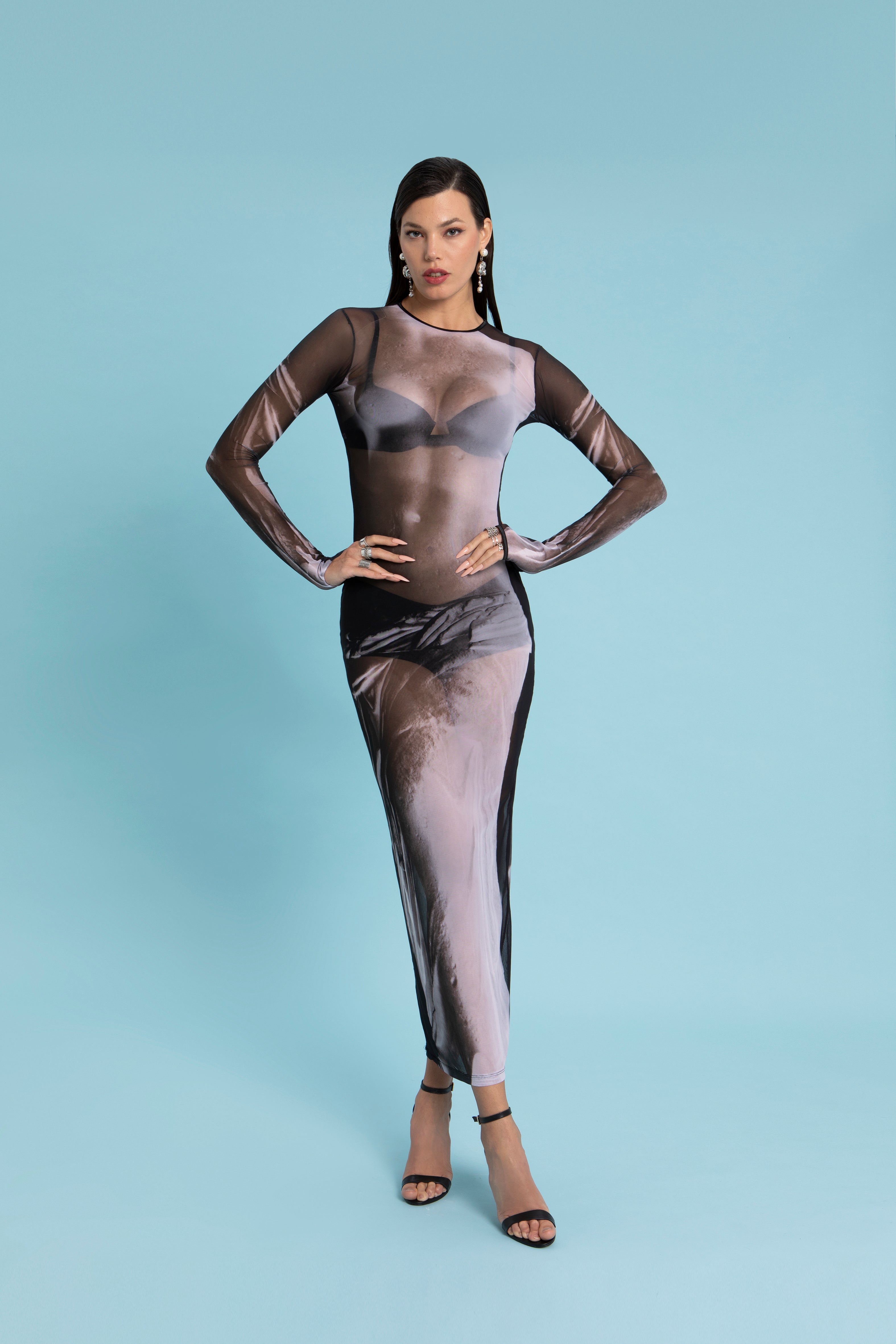 VESTIDO MINERVA ESTAMPA AFRODITE